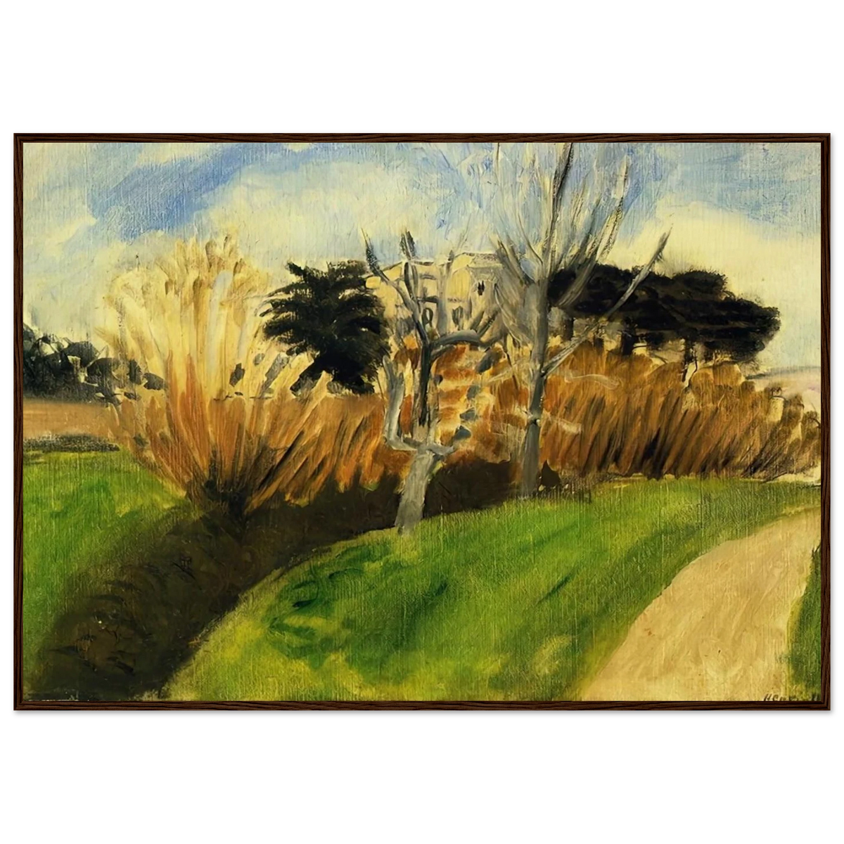 THE STREAM NEAR NICE Framed Poster | Henri Matisse Framed Prints Wall Art | Henri Matisse Print