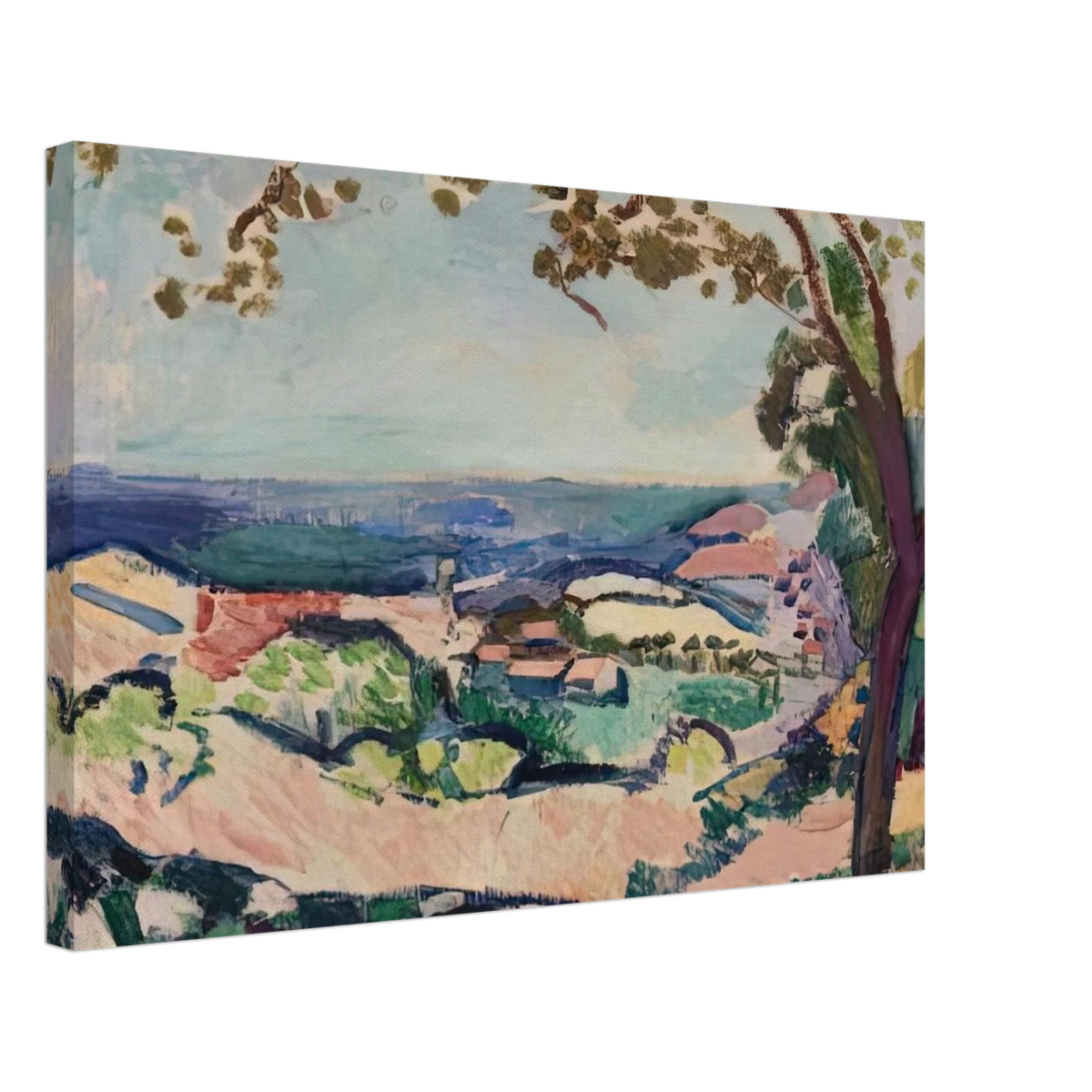 COLLIOURE LANDSCAPE 1906 Canvas | Henri Matisse Canvas | Henri Matisse Print
