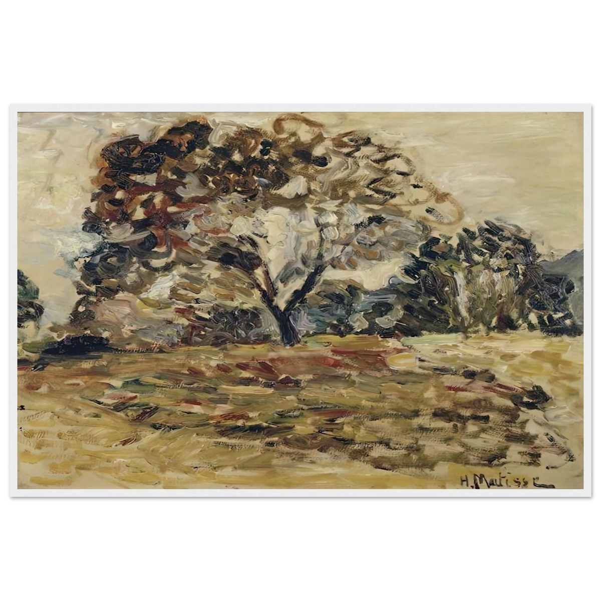 LANDSCAPE OF CORSICA 1 Framed Poster | Henri Matisse Framed Prints Wall Art | Henri Matisse Print