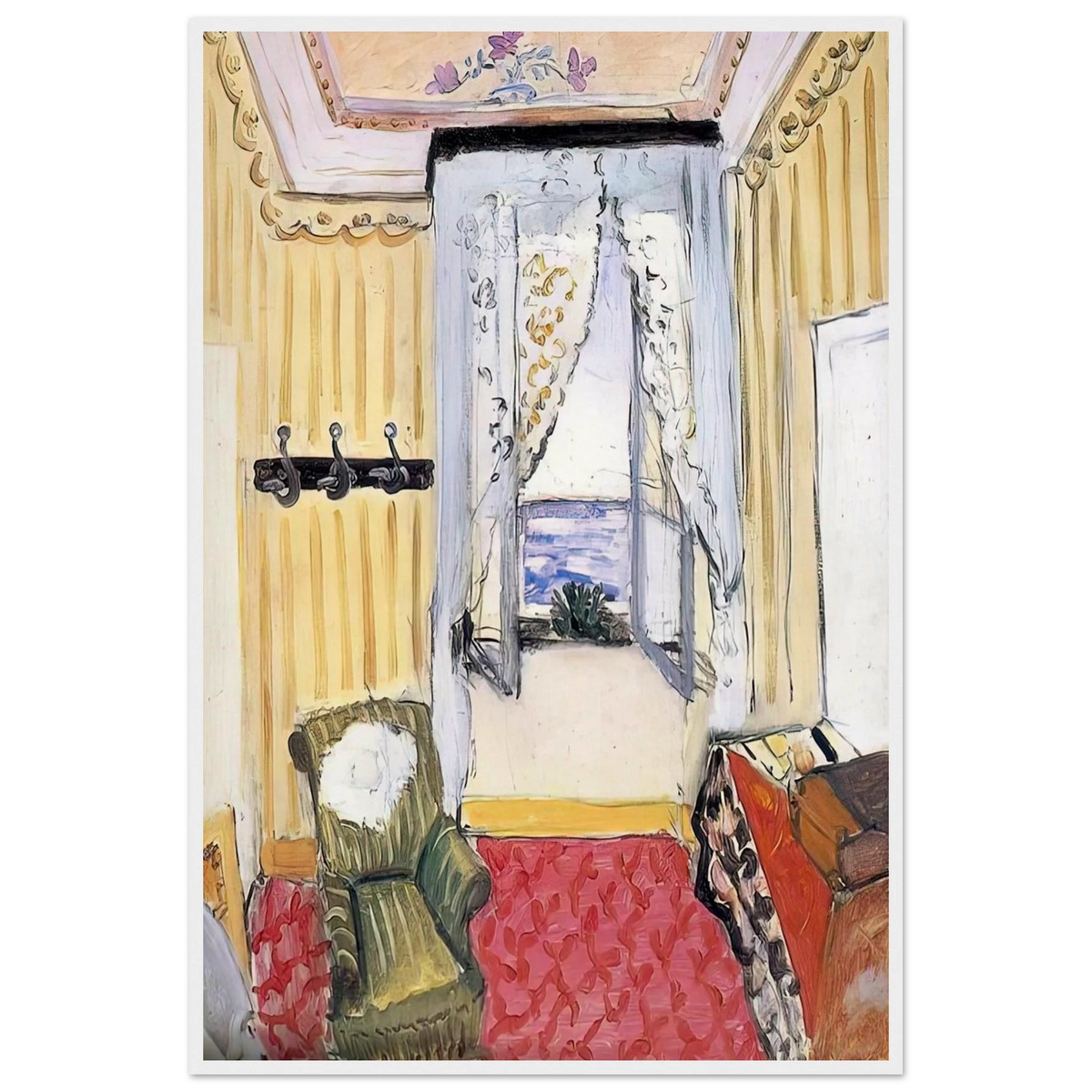 MY ROOM AT THE BEAU RIVAGE 1918 Framed Poster | Henri Matisse Framed Prints Wall Art | Henri Matisse Print