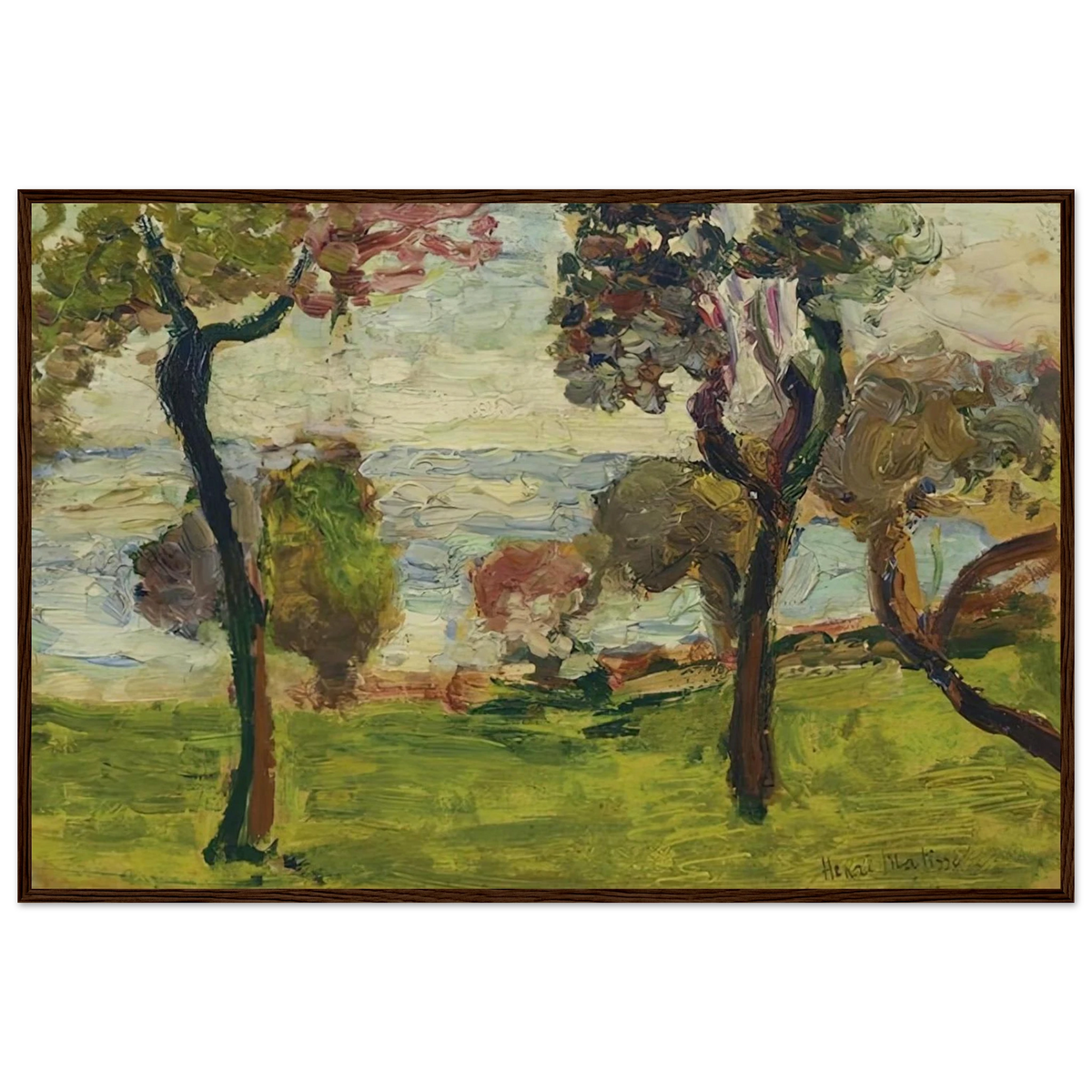 PAYSAGE 1898 Framed Poster | Henri Matisse Framed Prints Wall Art | Henri Matisse Print