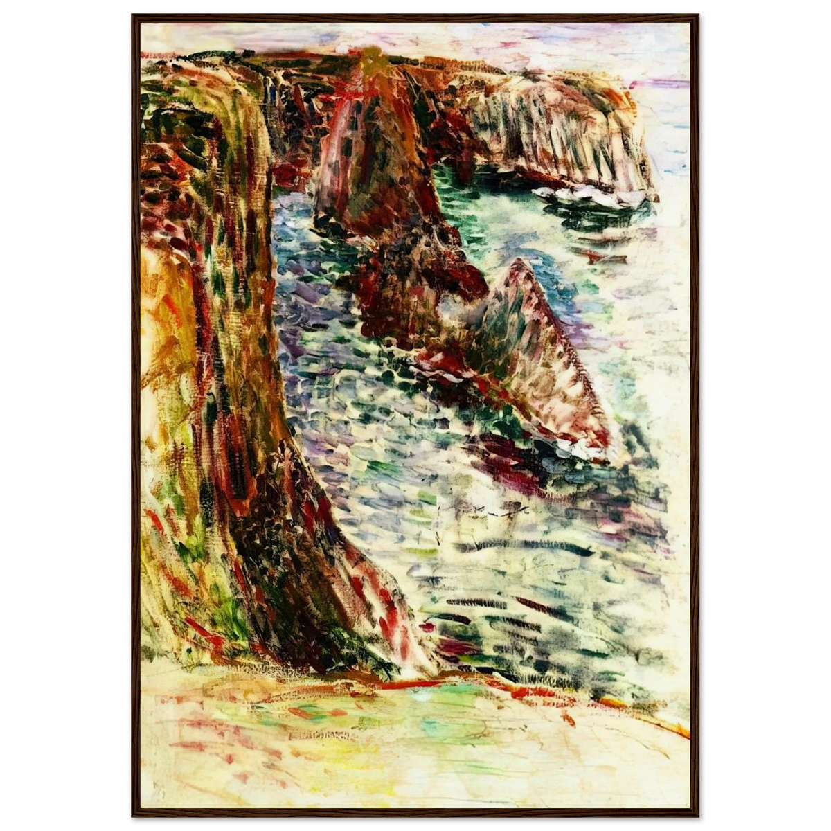 BELLE ILE EN MER 1897 Framed Poster | Henri Matisse Framed Prints Wall Art | Henri Matisse Print