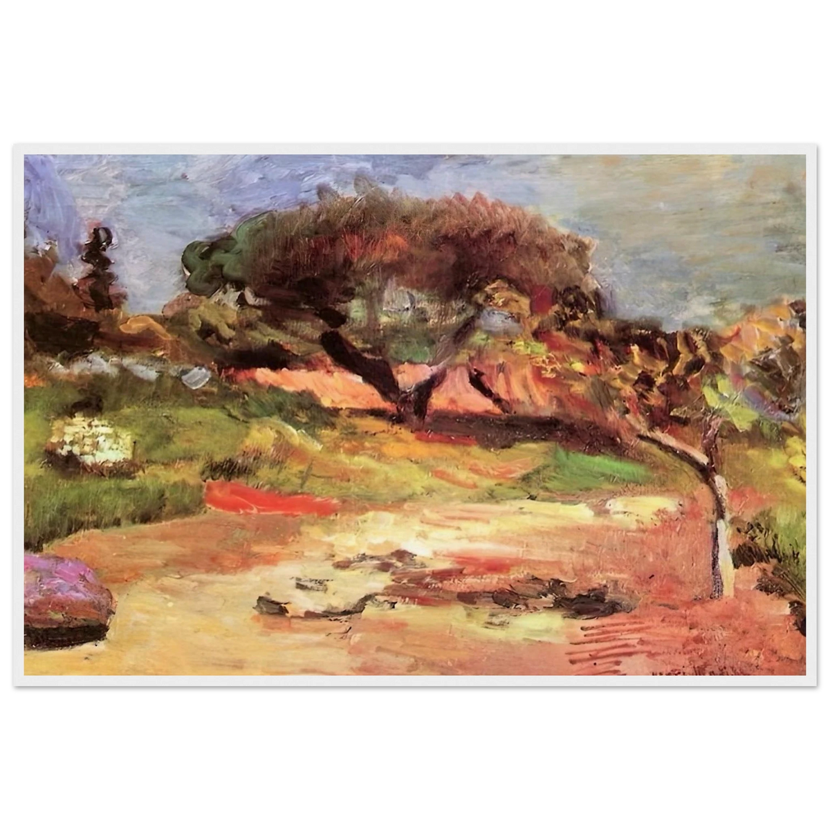 CORSICAN LANDSCAPE 1898 0 Framed Poster | Henri Matisse Framed Prints Wall Art | Henri Matisse Print