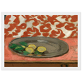 LEMONS ON A PEWTER PLATE 1929 Framed Poster | Henri Matisse Framed Prints Wall Art | Henri Matisse Print