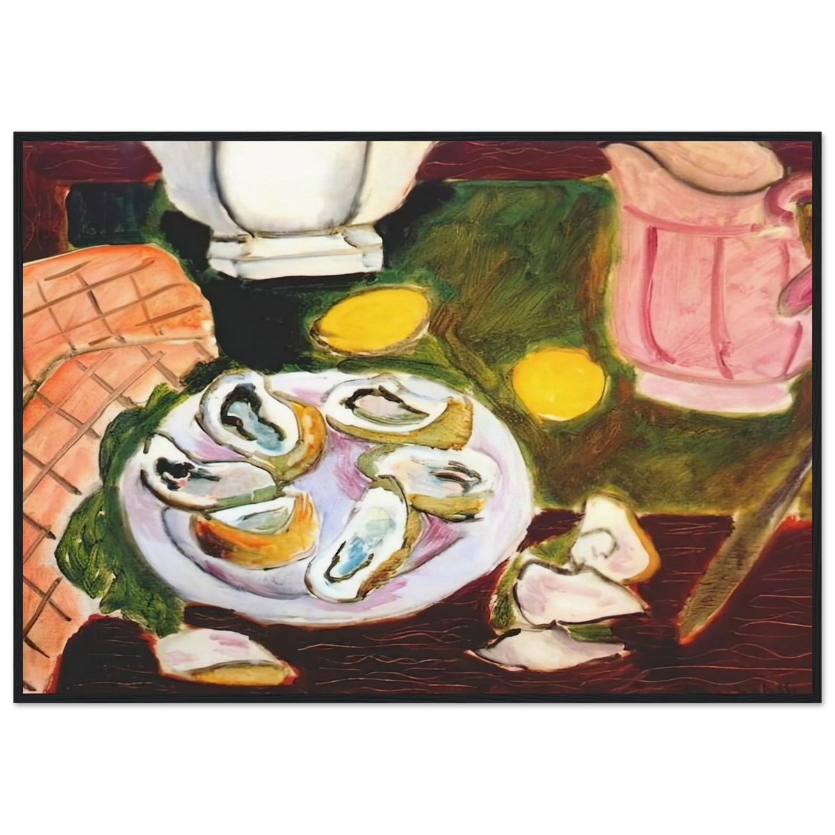 OYSTERS 1940 Framed Poster | Henri Matisse Framed Prints Wall Art | Henri Matisse Print