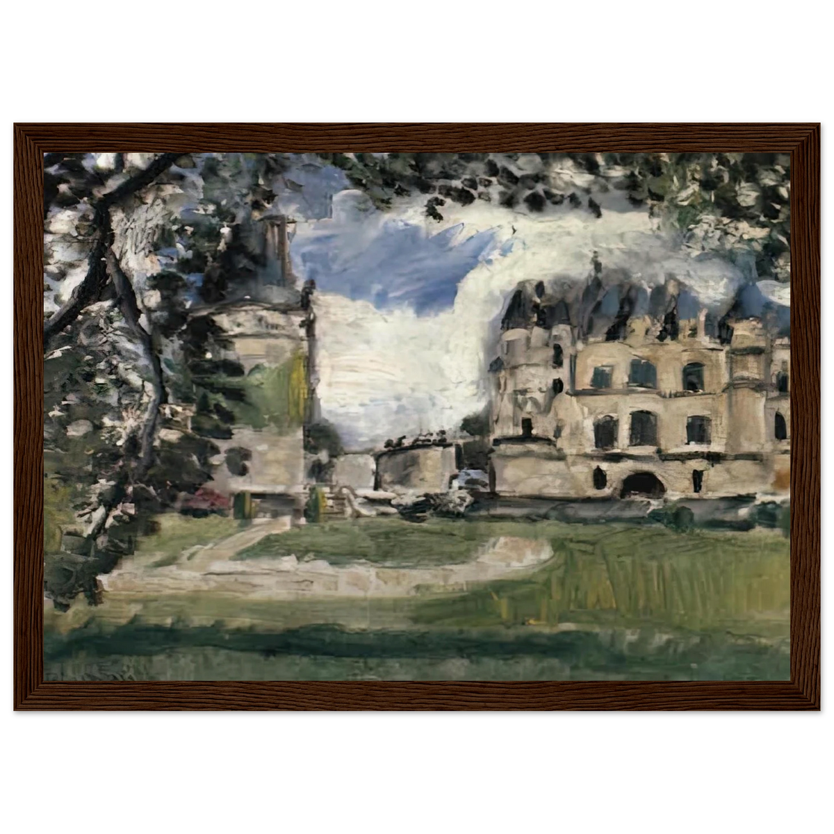 CHATEAU DE CHENONCEAUX 1917 Framed Poster | Henri Matisse Framed Prints Wall Art | Henri Matisse Print