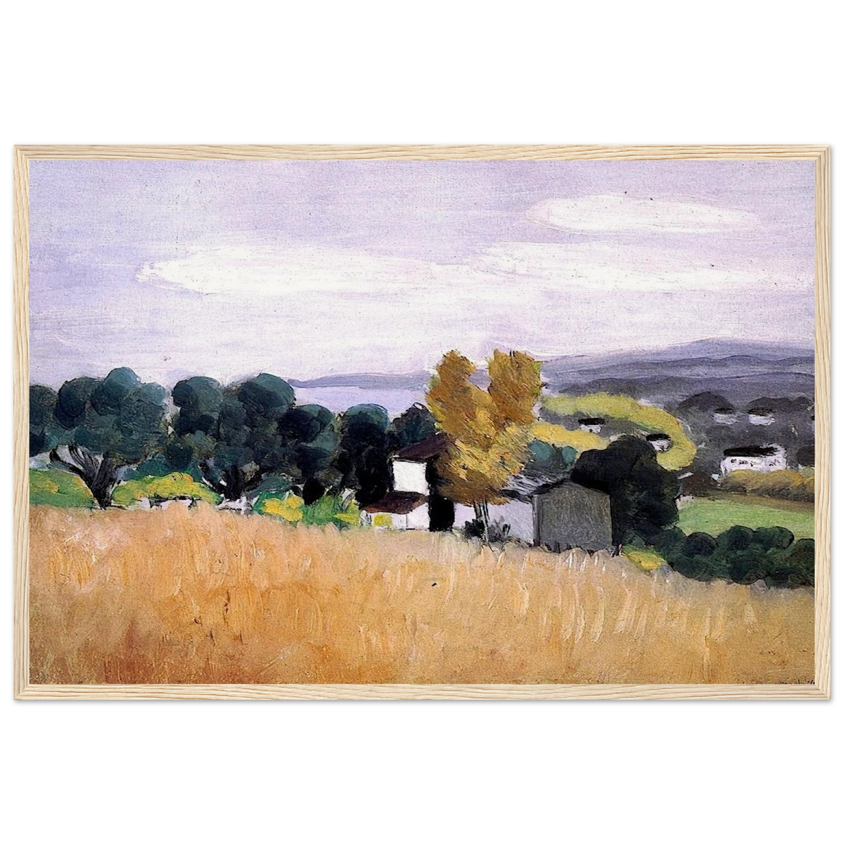 AUTUMN IN CAGNES 1918 Framed Poster | Henri Matisse Framed Prints Wall Art | Henri Matisse Print