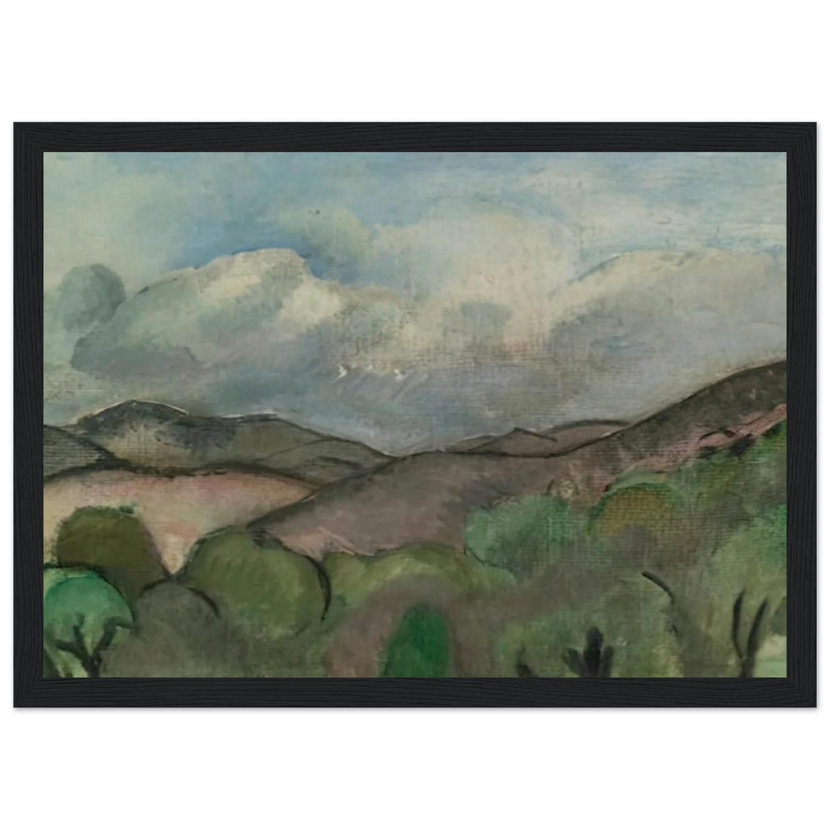 LE MONT CHAUVE A NICE 1918 Framed Poster | Henri Matisse Framed Prints Wall Art | Henri Matisse Print