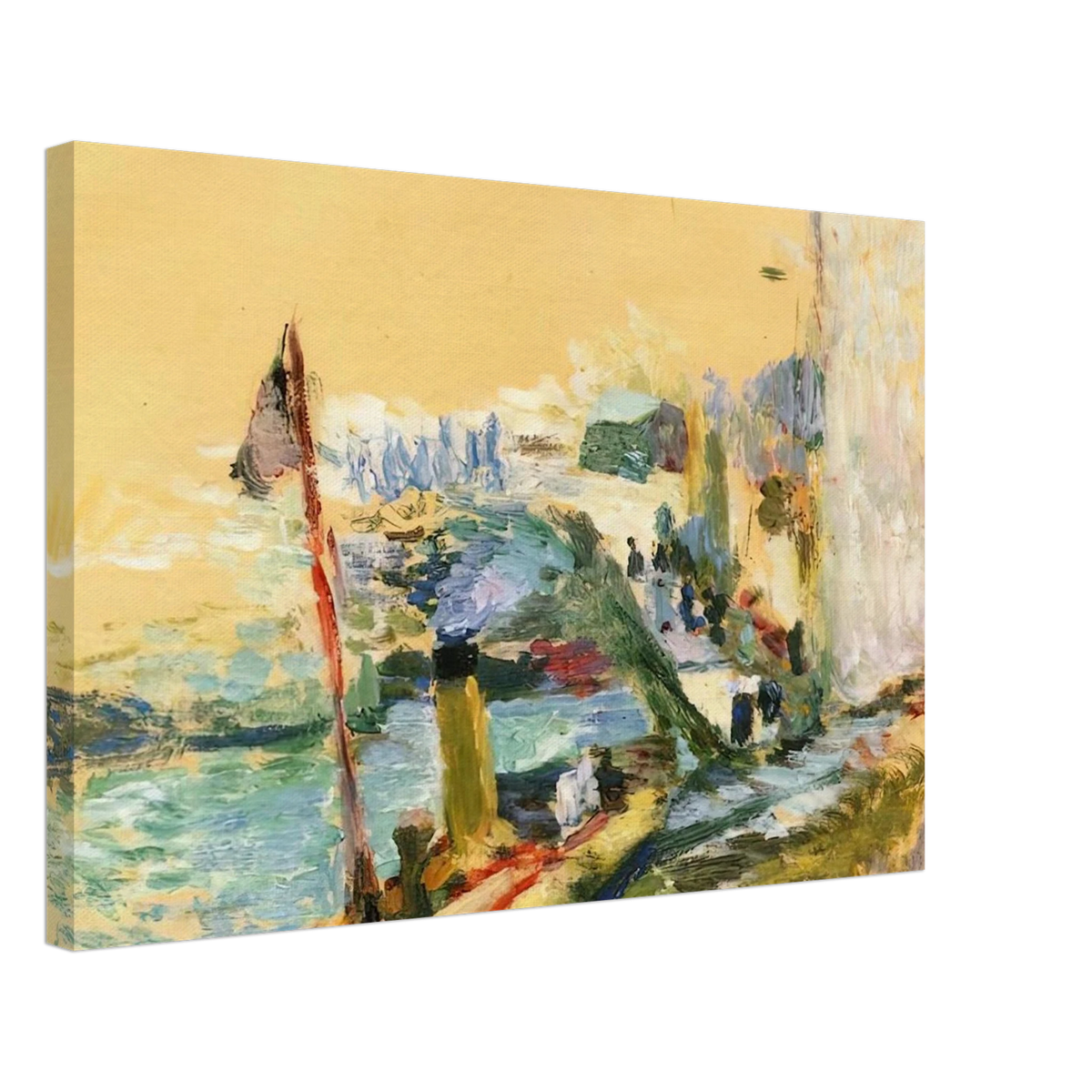 THE PORT OF BELLE ISLE SUR MER 1897 Canvas | Henri Matisse Canvas | Henri Matisse Print