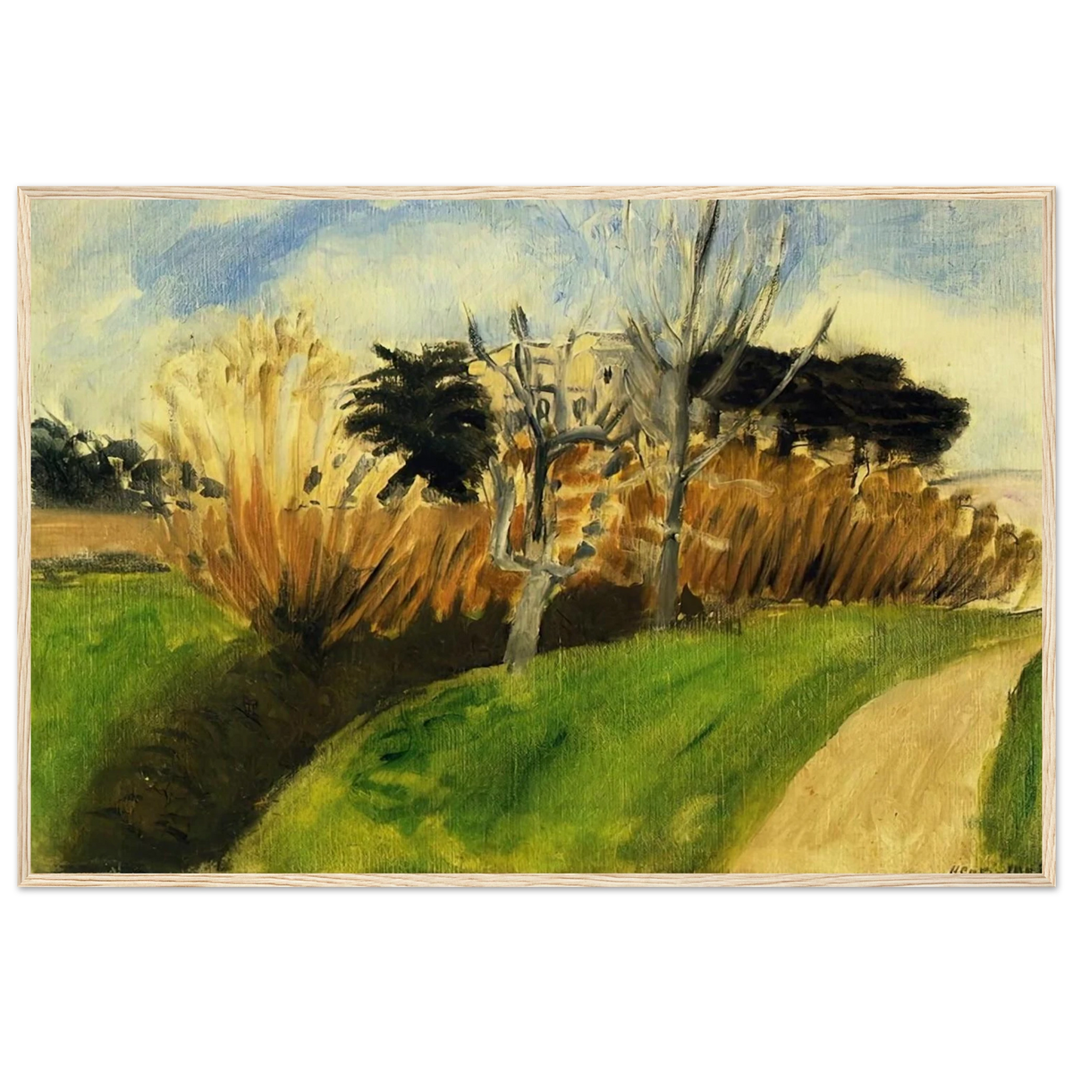 THE STREAM NEAR NICE Framed Poster | Henri Matisse Framed Prints Wall Art | Henri Matisse Print