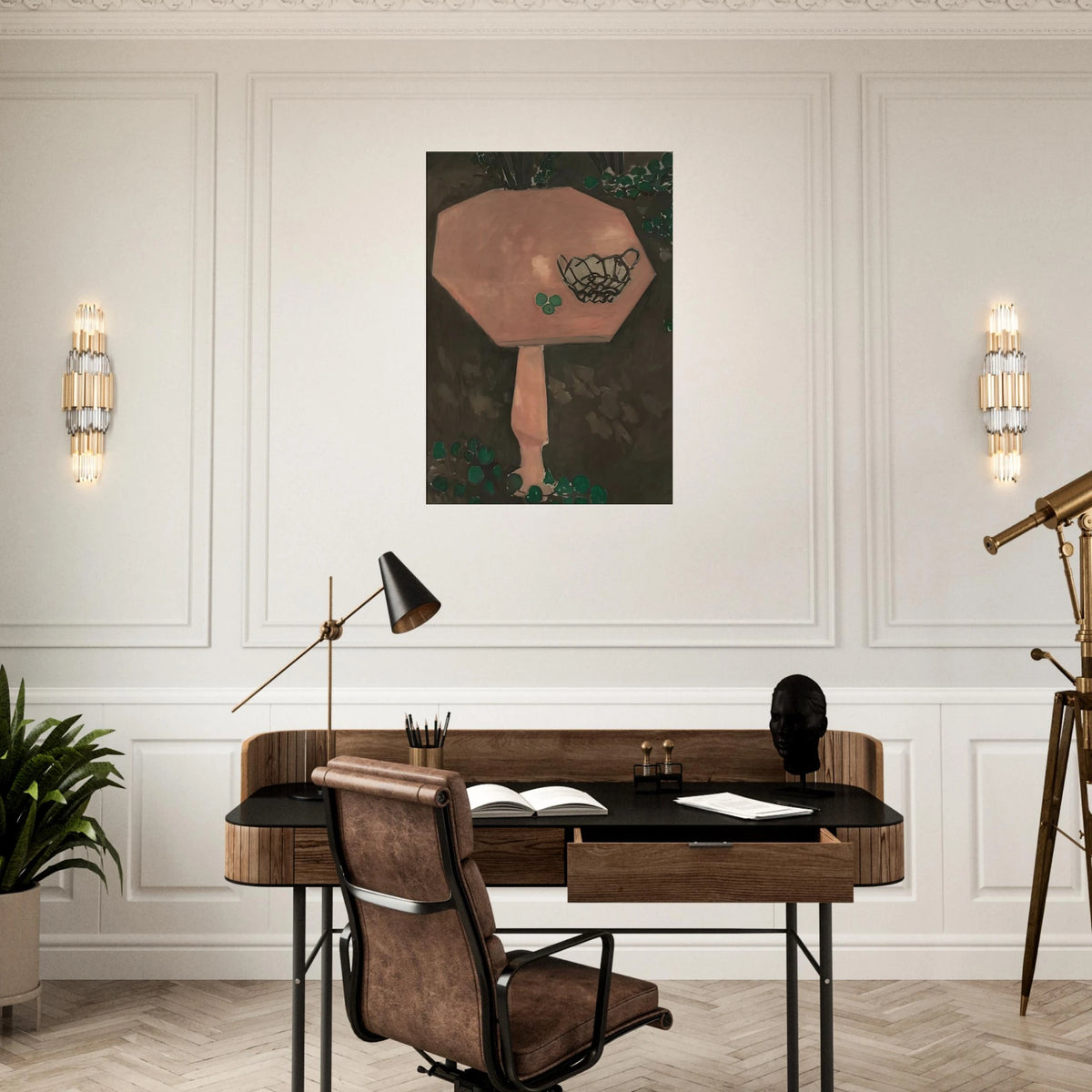 THE ROSE MARBLE TABLE 1917 Canvas | Henri Matisse Canvas | Henri Matisse Print