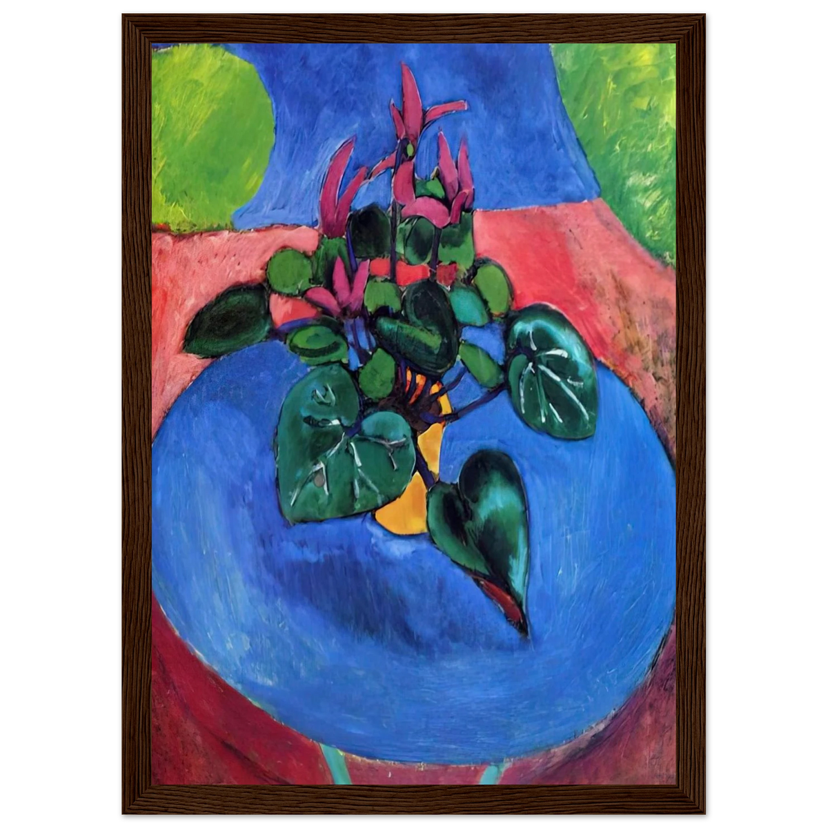 CYCLAMEN POURPRE 1912 Framed Poster | Henri Matisse Framed Prints Wall Art | Henri Matisse Print
