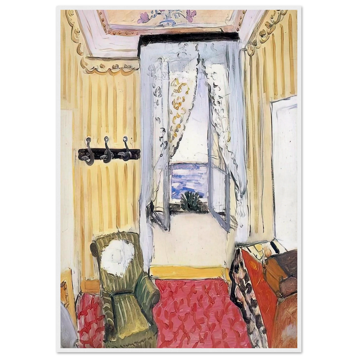 MY ROOM AT THE BEAU RIVAGE 1918 Framed Poster | Henri Matisse Framed Prints Wall Art | Henri Matisse Print