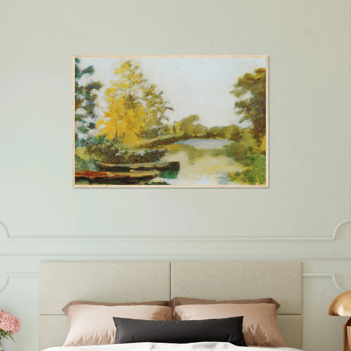 BANKS OF THE CANAL 1903 Framed Poster | Henri Matisse Framed Prints Wall Art | Henri Matisse Print